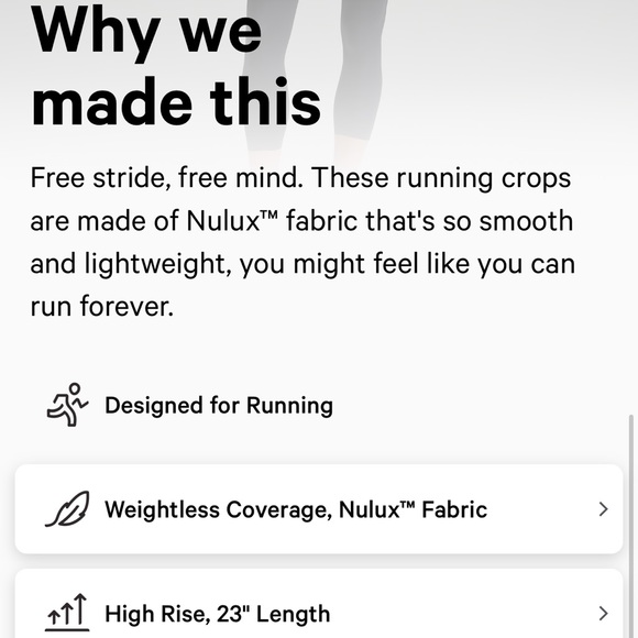 Graphite grey - Basepace HR crop 23” - Picture 6 of 7